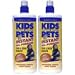 KIDS 'N' PETS Brand Stain & Odor Remover, two pack 32 fluid ounces (64 ounces total)