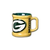 Green Bay Packers NFL Mugs - 11 oz. Sculpted