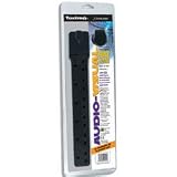 Tacima CS923 6 Way Enhanced Audio Visual Surge Protector