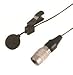 PULSE MIC-500HRS Black Lavalier Microphone with Tie Clip and 4Pin Hirose Plug - Black