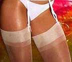 Seduction stockings are made of 100% silk from the beautiful country of France.