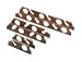 Sporting Goods : AFI 60610 Fishing Rod 2-Piece Storage Rack (2-Rod, Teak)