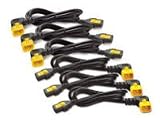 APC AP8702R 0.6m C13 to C14 90 Degree Power Cord Kit (6 EA)