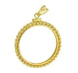 14K Gold 1oz American Eagle Coin Rope Bezel 21kS9uxHTcL. SL160 14K Gold 1oz American Eagle Coin Rope Bezel