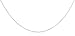 9ct White Gold 025 Diamond Cut Curb 18