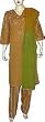 Indian Salwar Suit Printed Embroidered Cotton Size X-L (slk353b)