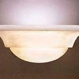 05-3730-14-55 U Wall sconce in White and white alabaster by LEDS