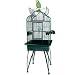 Kings Cages Small Parrot Cage w/Stand Black/Silver Texture
