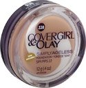 Covergirl & Olay Simply Ageless Foundation Creamy Natural 220, SPF 22, 0.4 oz (Pack of 2)