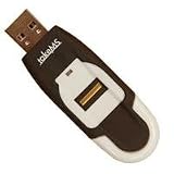 Electronics : takeMS 4GB Fast Secure Biometric Fingerprint USB 2.0 Flash Memory drive / Stick