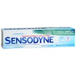 Sensodyne Fresh Impact Toothpaste for Sensitive Teeth, 4 Ounce
