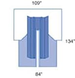 [Itm] C-V Split Drape w/Clear Anesthesia Screen [Acsry To]: Proxima C-V Split Dra... see description