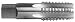 1/8" - 27 NPT HIGH SPEED STEEL INTERRUPTED THREAD TAPER PIPE TAP