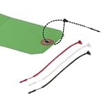5 Red Beaded Security Ties (CTBS5C)