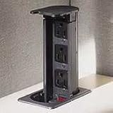 Hon H870300P Pull Up Electrical Receptacle for 61000 Series Rectangular Training Tables (HONH870300P)