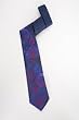 Paisley Passion Woven Tie in deep blue, purple, black