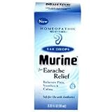 Murine Homeopathic Ear Drops for Earache Relief - 0.33 Oz