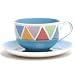 NEW! Mix & Match Mosaic Jumbo Cup & Saucer
