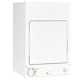 GE Spacemaker: DSKS433EB 24 Electric Dryer with 3.6 cu. ft. Capacity, 3 Dry Cycles, 4 Heat Selecti