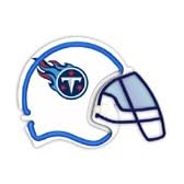 Tennessee Titans Neon Football Helmet - Super Bowl Neon Lamp by Extreme Sports Neons