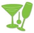 Ellison Design / Sizzix Thin Cut Die GLASS & OLIVE
