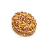 Piearth ピアース ジュエリーボックス クリスタル 宝石箱 NO13 カゴ チョコ 13-4