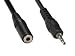 Stereo 6 Foot 3.5mm Female To 2.5mm Male Headphone Cable Free Shipping