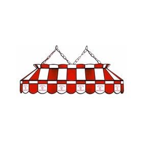 Indiana Hoosiers Pool Table Stained Glass Lamp