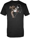 Bettie Betty Page 1950's American Model-Actress Fishnet Mens Adult Black T-Shirt