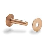 Tandy Leather 3/4" Copper Rivets and Burrs 50 pack 11281-00