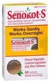 Senokot Senokot-S Natural Vegetable Laxative Ingredient Plus Stool Softener, 10 tabs (Pack of 3) by Senokot