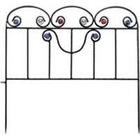 Mintcraft W52359-3l Decorative Scroll Garden Fence