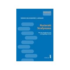 Musterakt Strafprozess: Von der Anzeige bis zum rechtskr�ftigen Urteil