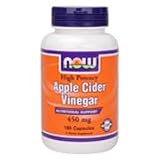 APPLE CIDER VINEGAR 450 MG - 180 VCAPS., (Now Food)