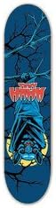 Skateboard Deck, 7.75" Birdhouse Hawk Bat Skateboard Deck - Blue - 7.75