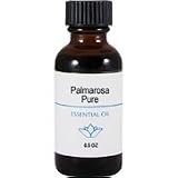 Palmarosa Pure Essential Oil - 0.5 oz,(Lotus Light Pure Essential Oils)