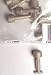Kitchen & Housewares : Plastic Screw for all Pet Voyageur models, titanium, 8 pieces, polybag