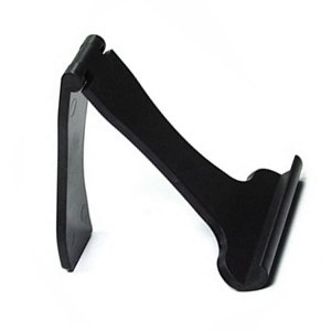Bluecell Black Color Mini Foldable Stand Bracket Holder for Iphone 4 4S 3G 3GS + Bluecell Cable Tie