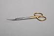 Iris Scissors, 3.5 inch, Curved, Extra Delicate Pattern, 20mm Blades, German