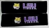 LSU Tigers Velour Seat Belt Pads