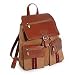 Leather backpack bag, 'Inca Pathways'