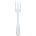 Dixie LF21 Light Weight Polystyrene Fork, 4.81" Length, White (Case of 1000)