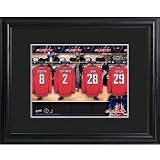 Washington Capitals Personalized Locker Room Print with Frame
