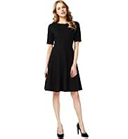Fit & Flare Panelled Skater Dress
