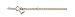 14k Two-tone AdjuStable Polished Puffed Heart & Key Anklet