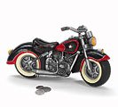 Decorative All American Motorcycle Piggy Bank For Motorcycle Enthusiast Great Gift Item!