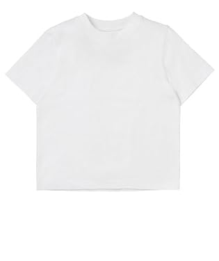 Short Sleeve Plain White T-Shirt 