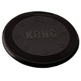 Kong Extreme Rubber Flyer Dog Toy black-color 9" L x 9" W x 0.5" H