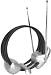 (ST-59A) Digital&Analogue Multi-Ring Active TV/Radio Antenna