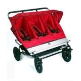 2007 MOUNTAIN BUGGY URBAN TRIPLE STROLLER - RED DOT